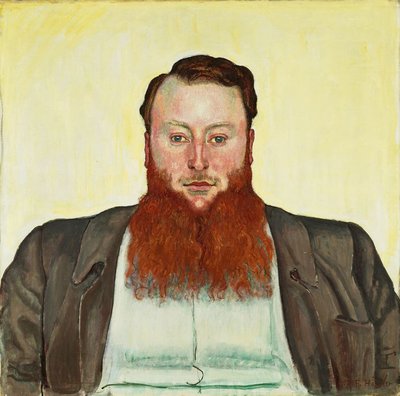 Ritratto dello scultore James Vibert da Ferdinand Hodler